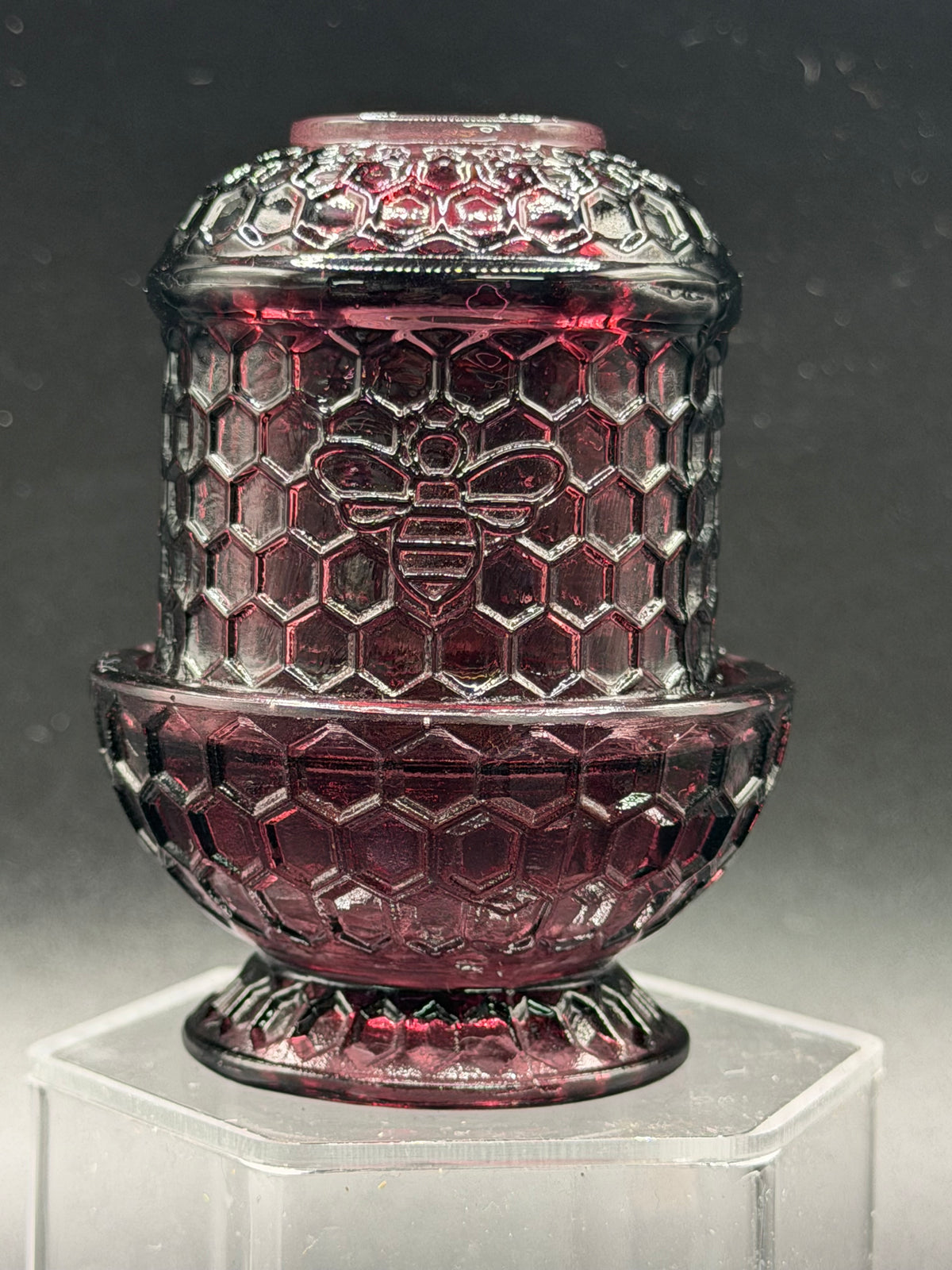 Honeycomb Bee Fairy Lamp Mulberry