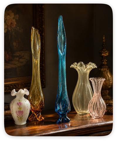 Vases & Swung Glass