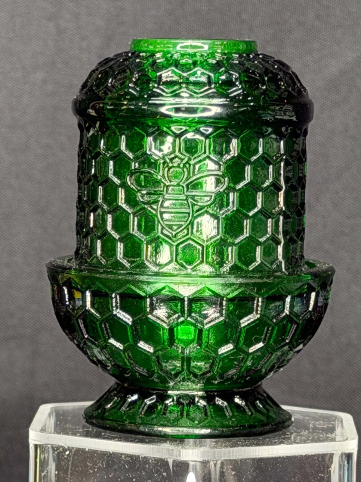 BHG Honeycomb Fairy Lamp Emerald