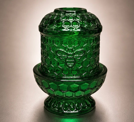 BHG Honeycomb Fairy Lamp Emerald
