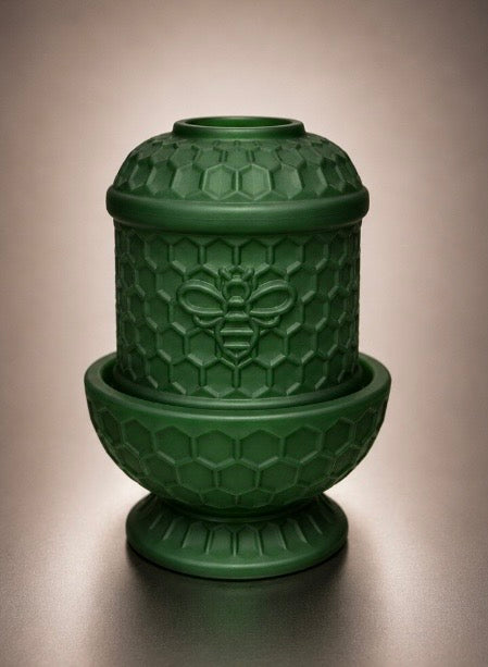 BHG Honeycomb fairy lamp Emerald Mist