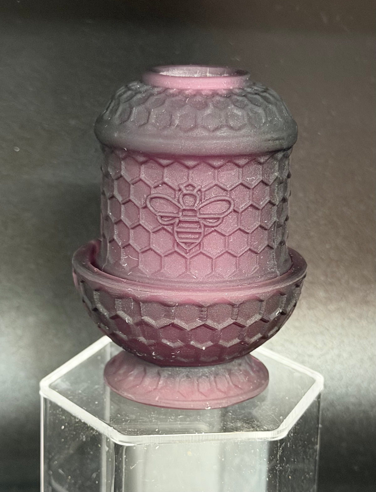 Honeycomb Bee Fairy Lamp Mulberry Mist