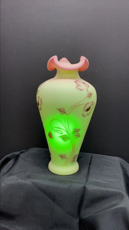 Fenton Signed Burmese