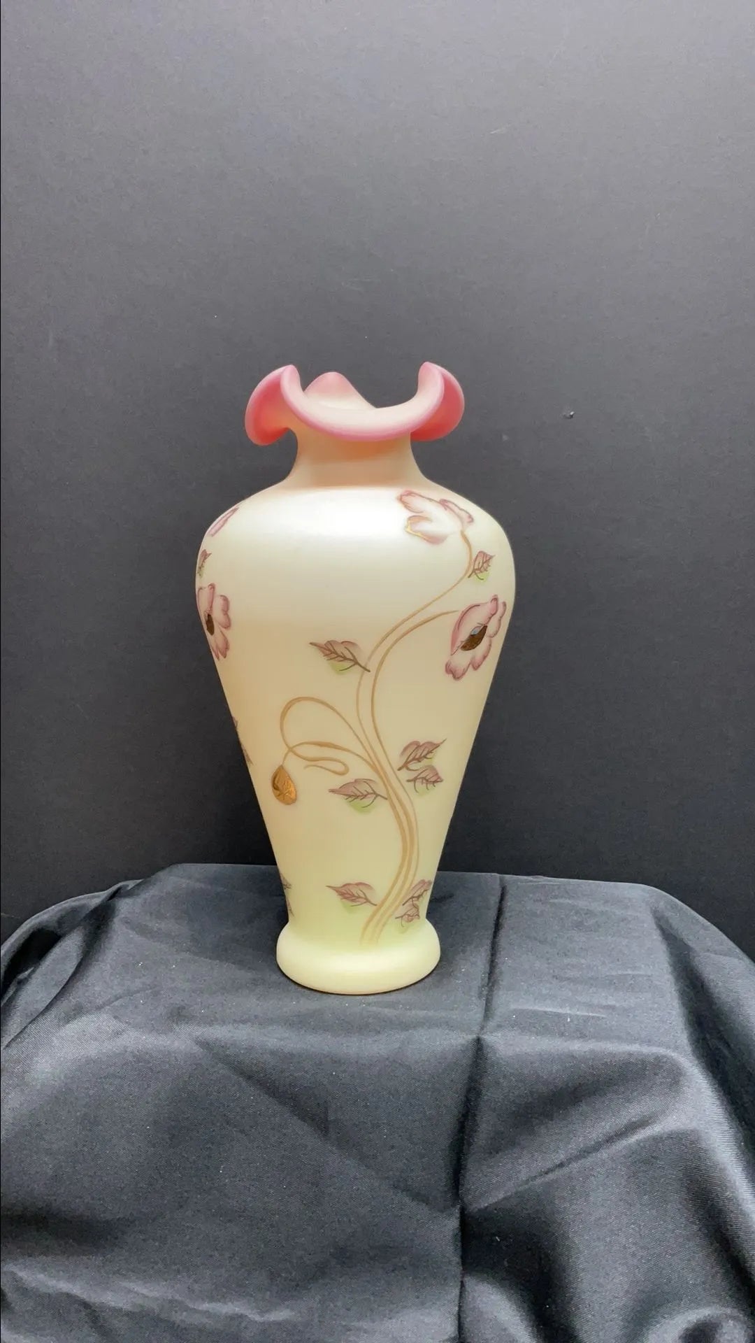 Fenton Signed Burmese